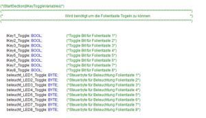 Codesys 2.3 Library Folientasten und LEDS