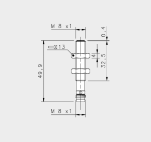 Induktiver Initiator M8 1,5mm Schliesser M8S