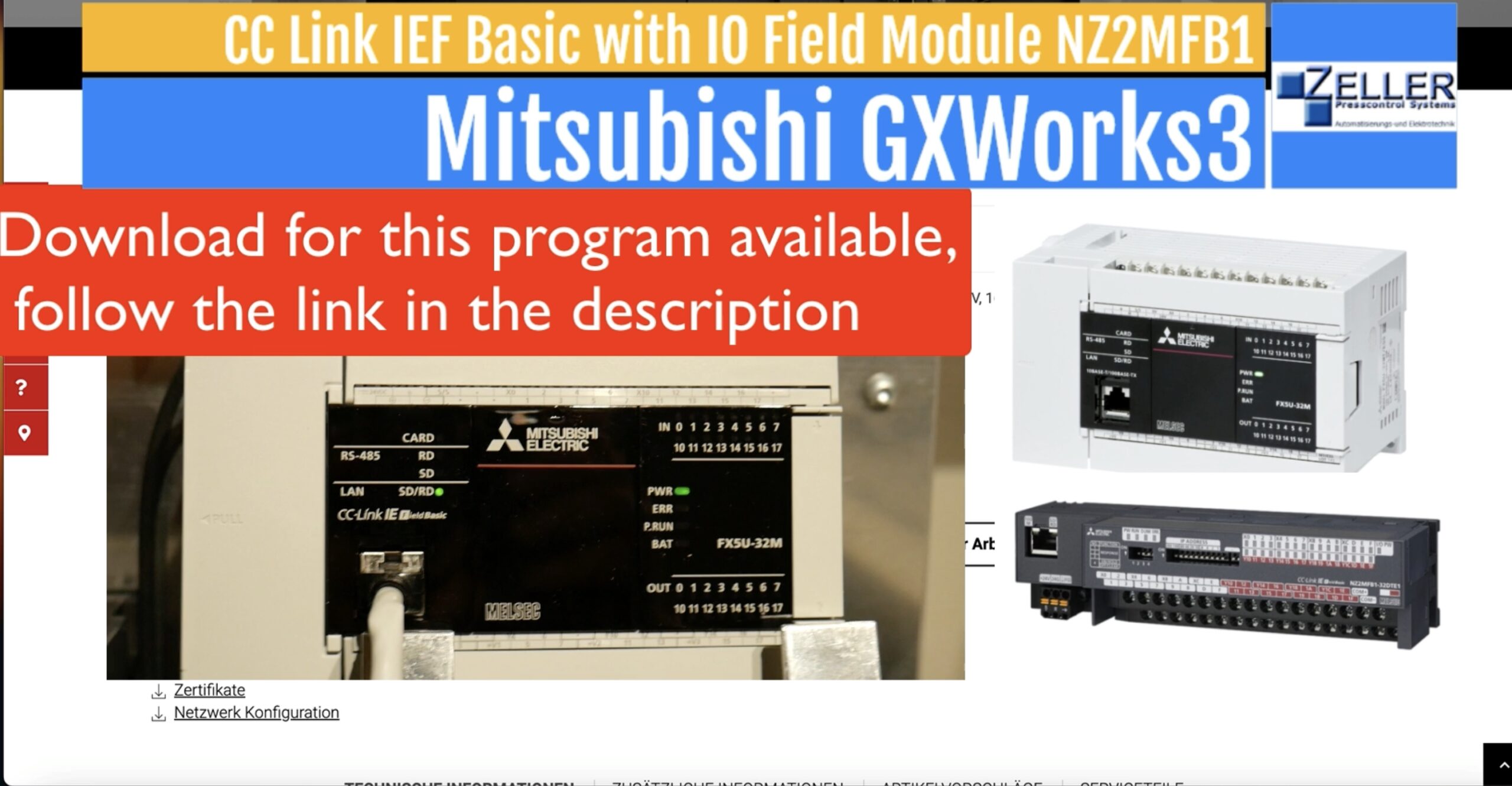 Mitsubishi GXWorks 3